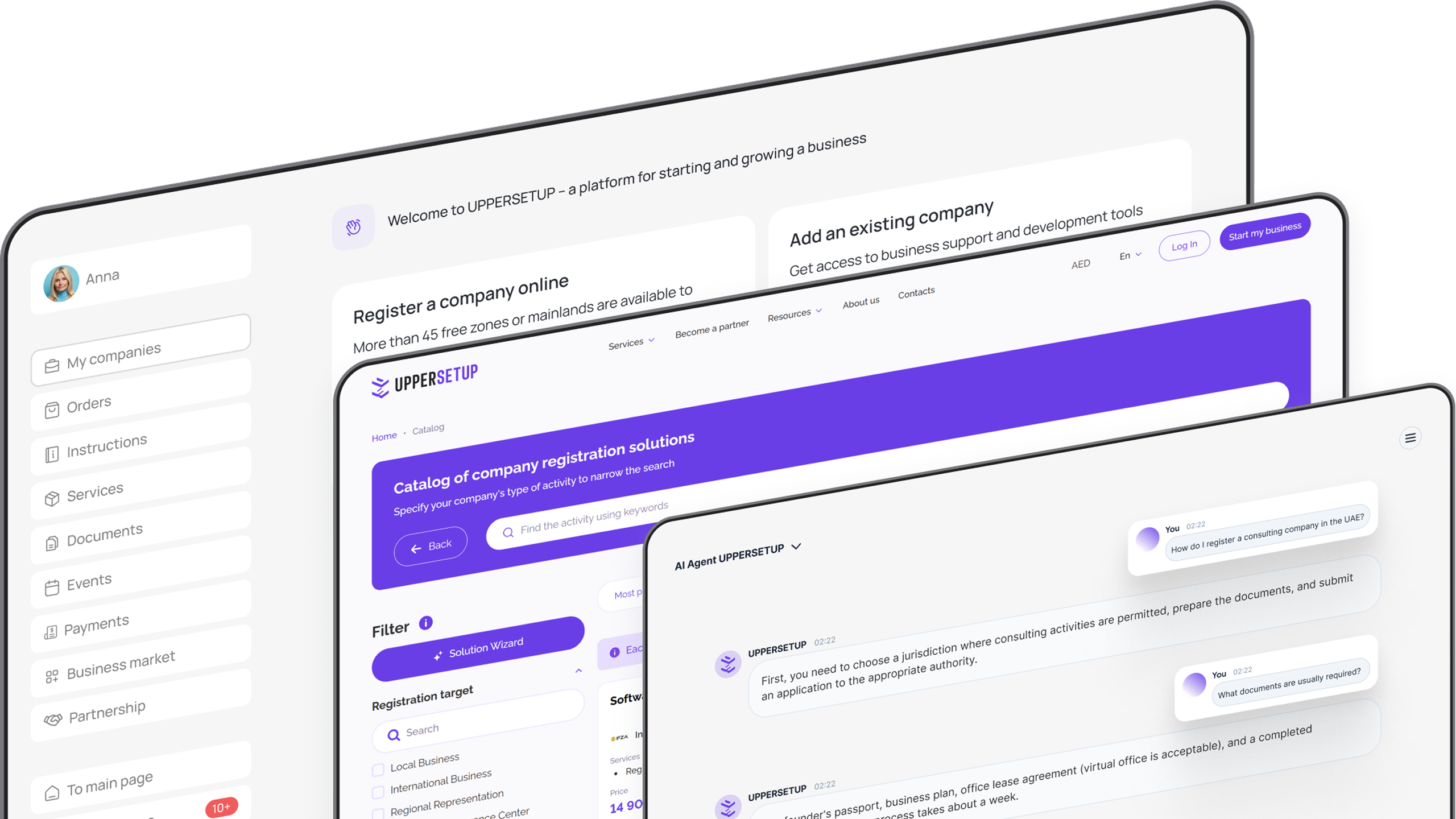 UPPERSETUP Platform